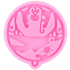 Christmas Snowflake Keychain Pendant Silicone Mold for Resin Jewelry DIY