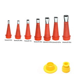 7pcs Caulking Finishing Tool Set Stainless Steel Nozzle For Sink Joints