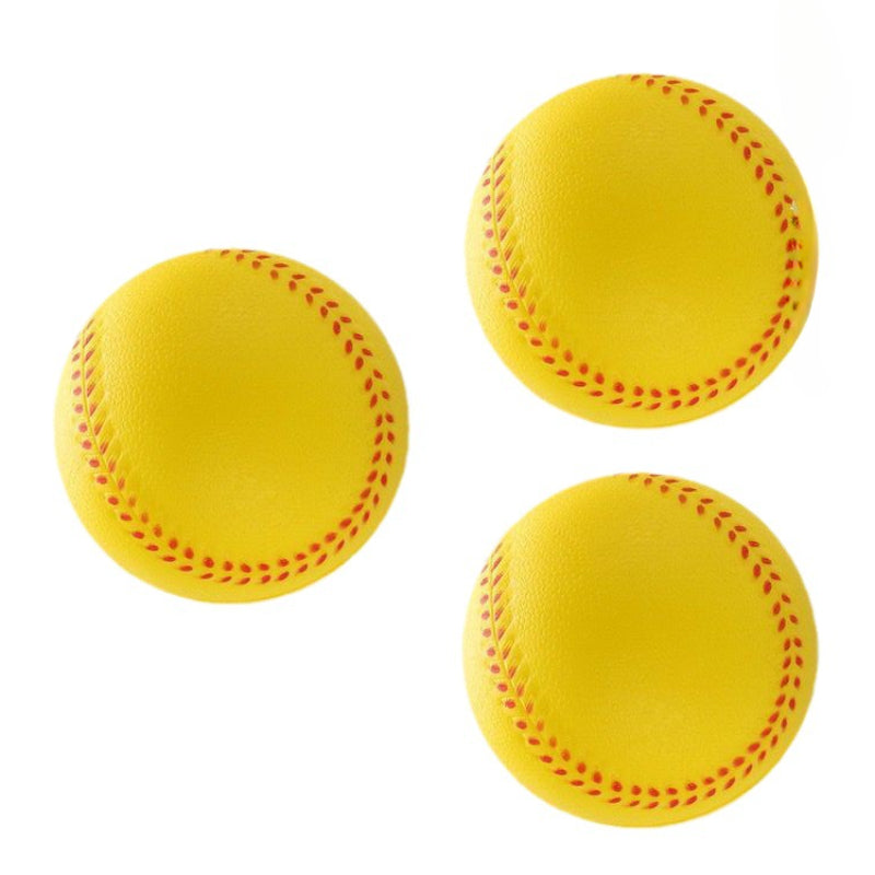 3pcs Foam Training Baseballs - Soft & Safe Throwing/Catching/Batting