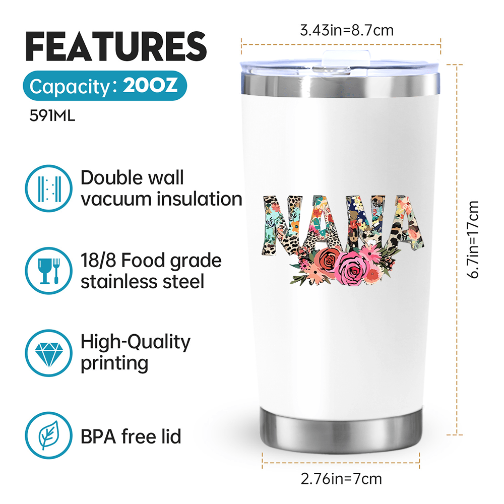 Blessed 20oz Tumbler Travel Mug Insulated Coffee Mug