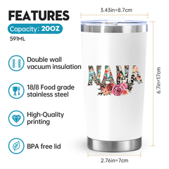 Blessed 20oz Tumbler Travel Mug Insulated Coffee Mug