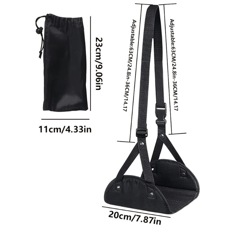 Portable Airplane Footrest Lightweight Leg Rest Travel Hammock