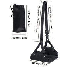 Portable Airplane Footrest Lightweight Leg Rest Travel Hammock