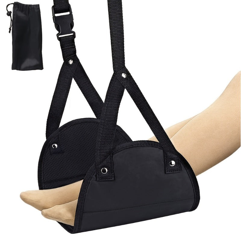 Portable Airplane Footrest Lightweight Leg Rest Travel Hammock