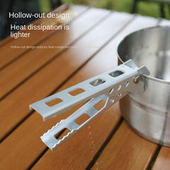 Outdoor Anti Scald Pot Clips Picnic Tableware Accessories Camping Barbecue