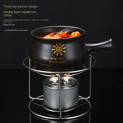 Stainless Steel Stove Rack Dry Pot Holder Outdoor Portable Anti-Scalding