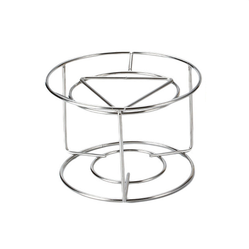 Stainless Steel Stove Rack Dry Pot Holder Outdoor Portable Anti-Scalding