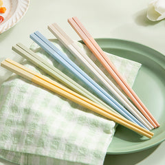 5 Pairs Colorful Chopsticks High Temp Resistance Tableware In/Outdoor