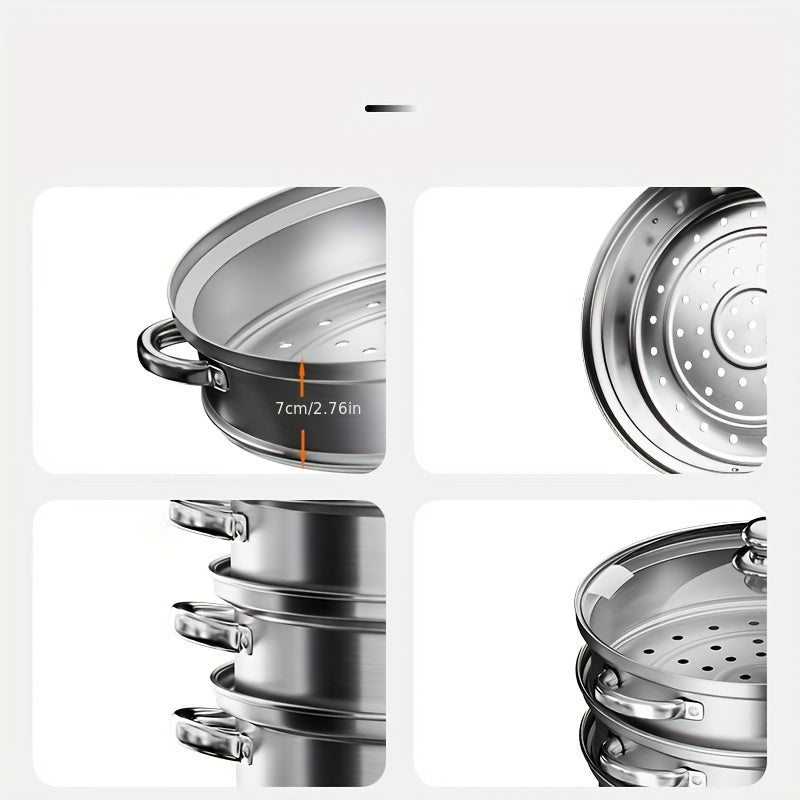 3-Layer Healthy Steamer Kitchen Gadget