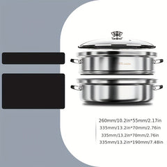 3-Layer Healthy Steamer Kitchen Gadget