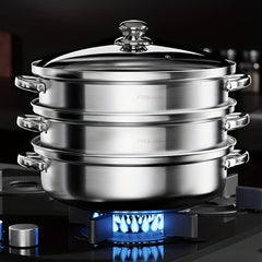 3-Layer Healthy Steamer Kitchen Gadget