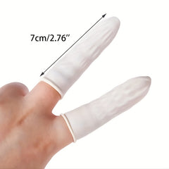 20pcs Disposable Thick Latex Finger Cot for Repairs and Painting