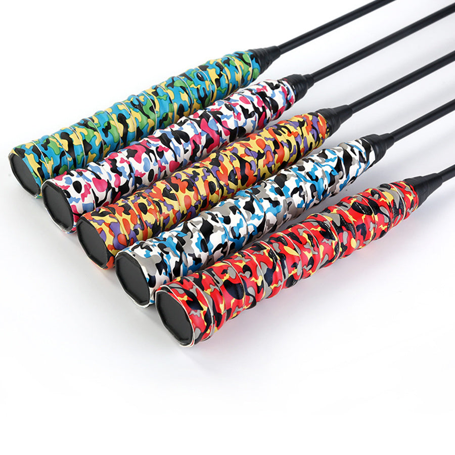 Camouflage Tennis Badminton Racket Overgrips Anti Slip Sweat Absorbent