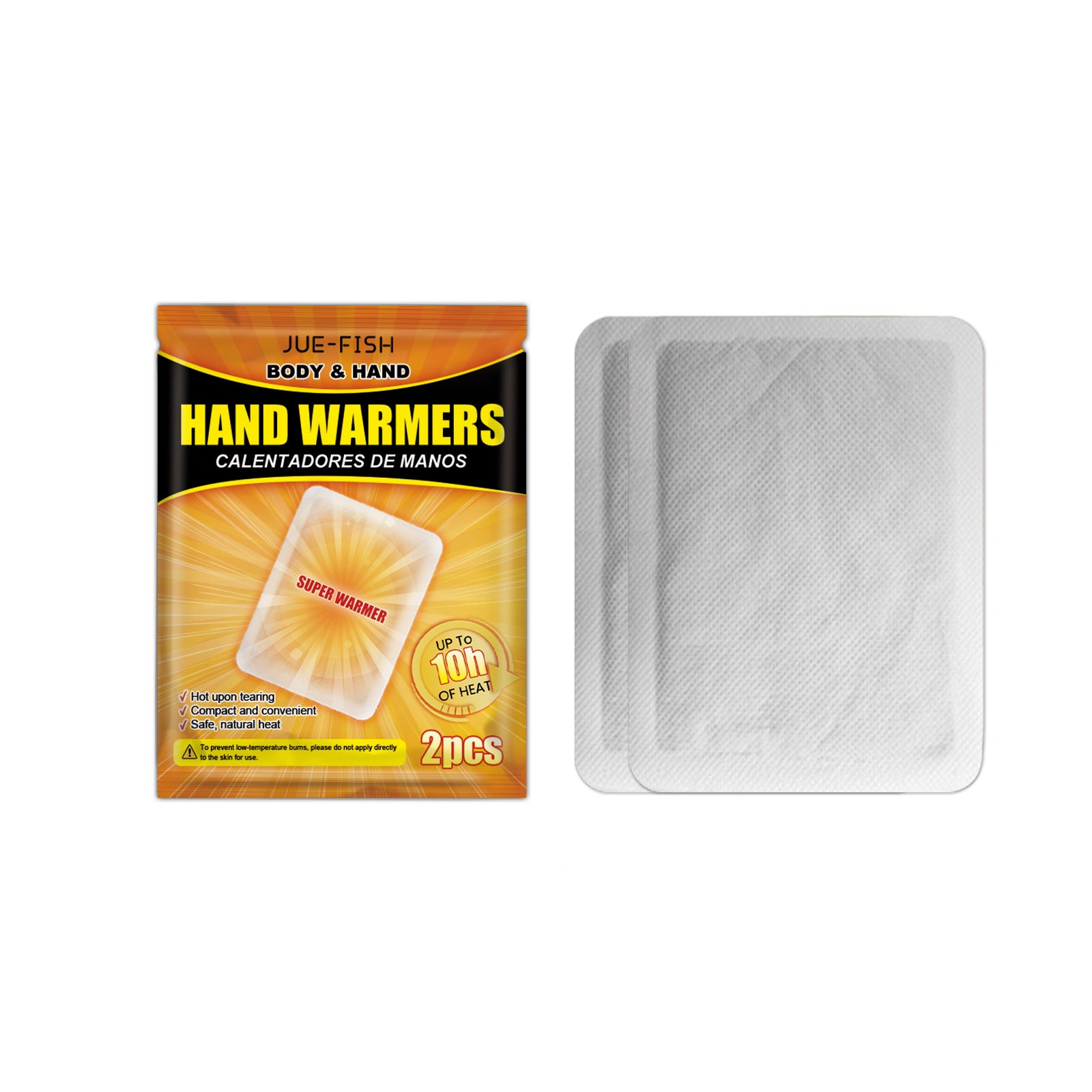 10pcs Hand Warmer Stickers Portable Heating Pads for Autumn and Winter