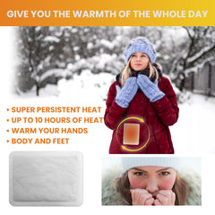 10pcs Hand Warmer Stickers Portable Heating Pads for Autumn and Winter