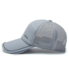 Summer Outdoor Pull out Brim Sun Hat Fishing Visor Hat