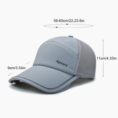 Summer Outdoor Pull out Brim Sun Hat Fishing Visor Hat