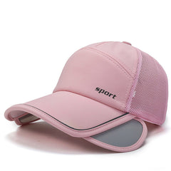 Summer Outdoor Pull out Brim Sun Hat Fishing Visor Hat