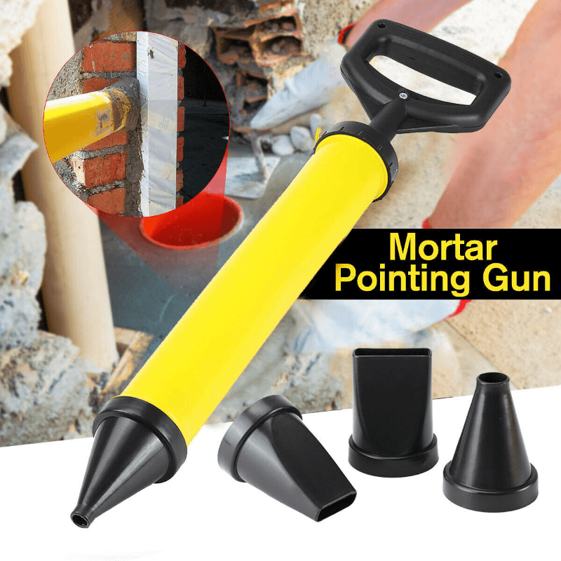 Caulking Gun Cement Caulk Grout Gun with Security Door