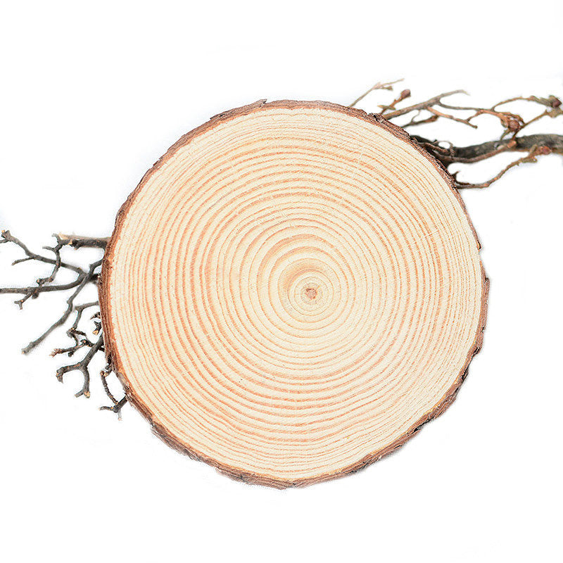 5pcs Large Natural Wood Slices for Centerpieces DIY Craft Decorations