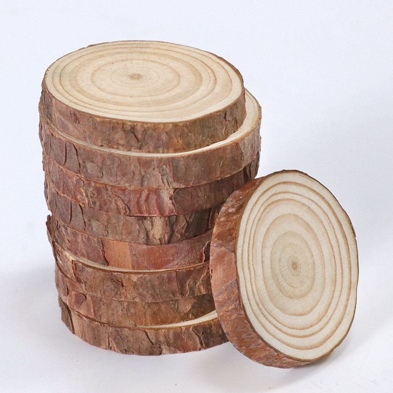 5pcs Large Natural Wood Slices for Centerpieces DIY Craft Decorations