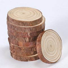 5pcs Large Natural Wood Slices for Centerpieces DIY Craft Decorations