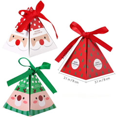 12 Christmas Paper Boxes Treats Candy Chocolate Goodies Christmas Party Supplies