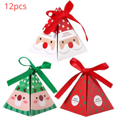 12 Christmas Paper Boxes Treats Candy Chocolate Goodies Christmas Party Supplies