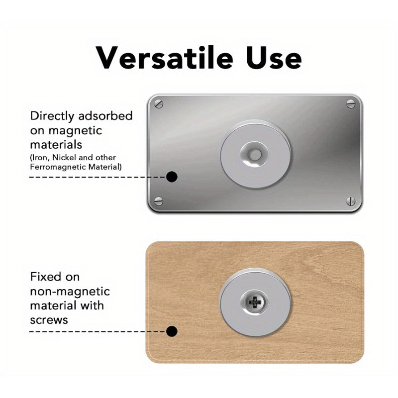 5 Neodymium Disc Magnets With Hole for Locker Refrigerator Science Industrial