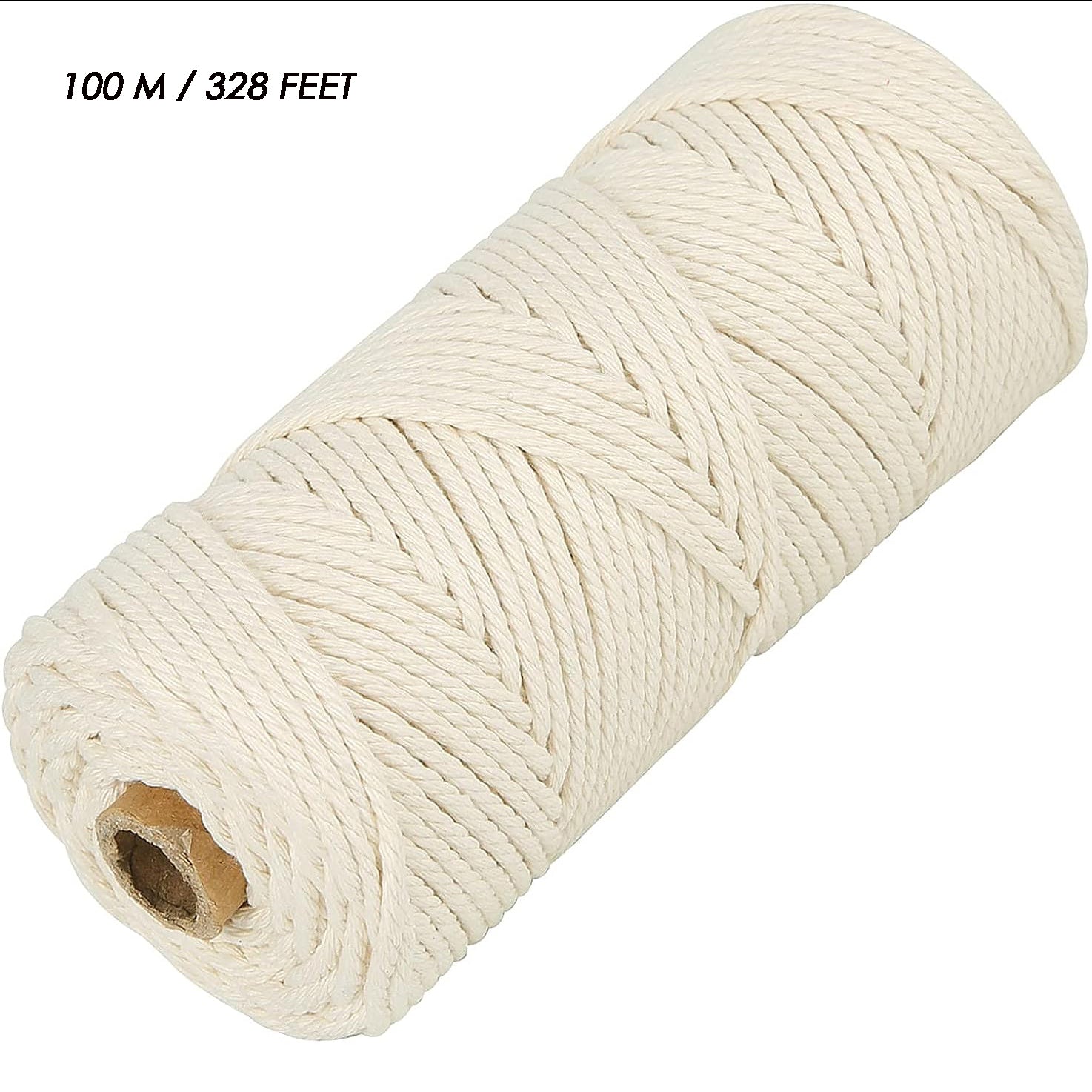 Natural Cotton Cord 3mm X 656 Feet