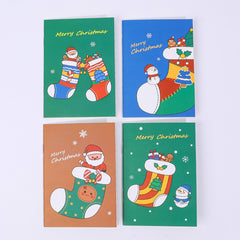 10pcs Christmas Themed Pocket Notebook Cartoon Notebook