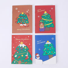 10pcs Christmas Themed Pocket Notebook Cartoon Notebook