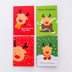 10pcs Christmas Themed Pocket Notebook Cartoon Notebook