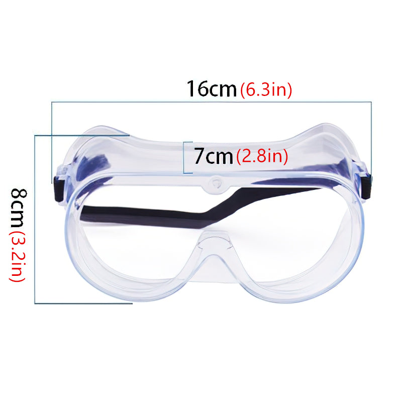 Anti Impact Anti Chemical Splash Goggle Glasses Safety Protection