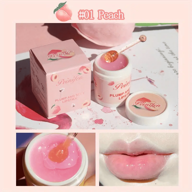 Peach Lip Balm Moisturizing Lip Care with SPF Protection