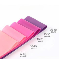 5pcs Yoga Elastic Resistance Band for Leg Hip Lifting Workout