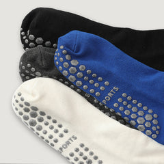 Non-slip Five Toe Grip Sports Socks - Breathable Split Striped Crew Socks