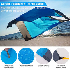 Waterproof Portable Beach Mat for Camping Picnic