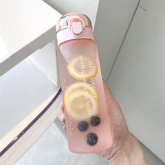 780ml Durable Frosted Plastic Water Bottle for School Office Outdoor Fitness