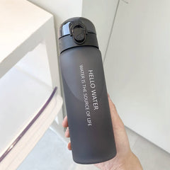 780ml Durable Frosted Plastic Water Bottle for School Office Outdoor Fitness