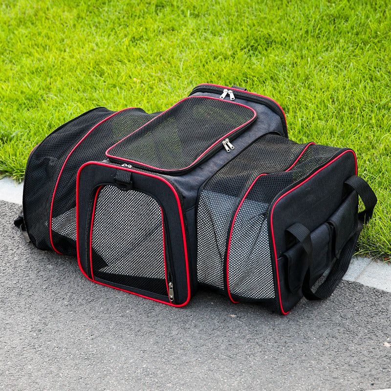 Cat Bag Portable Pet Bag For Going Out Foldable Expandable Backpack