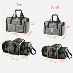 Cat Bag Portable Pet Bag For Going Out Foldable Expandable Backpack