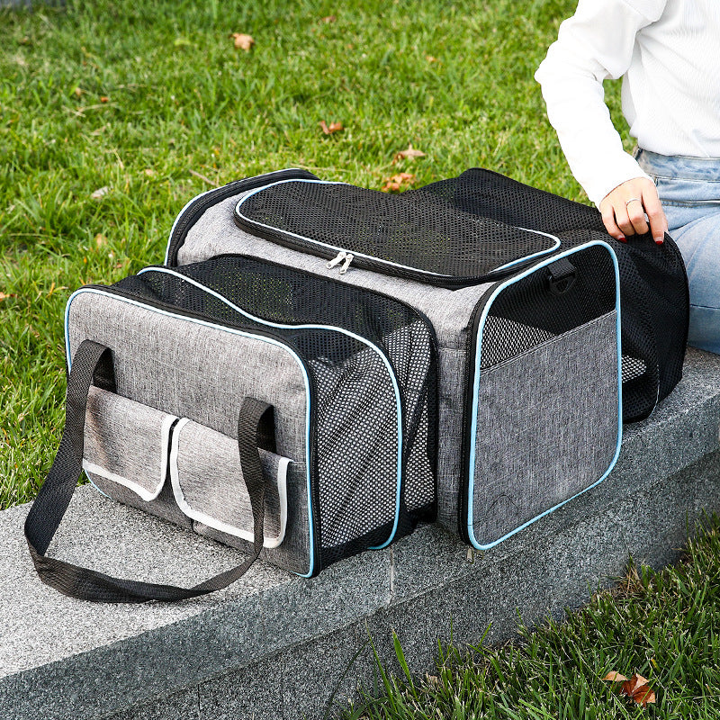 Cat Bag Portable Pet Bag For Going Out Foldable Expandable Backpack