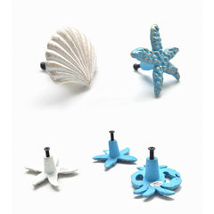 Retro Ocean Style Cast Iron Starfish Handle for Cabinet Door Children's Room