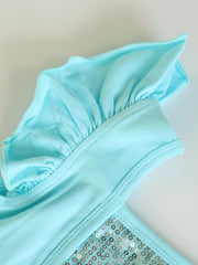 Sequin Ballet Leotard for Gymnastics Training Dance