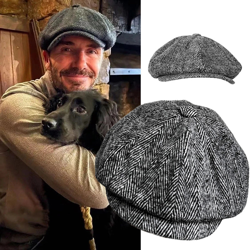 Autumn Winter Octagonal Hats Newsboy Caps Berets Caps