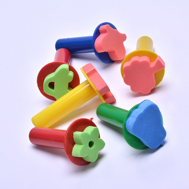 DIY Painting Sponge Seal Brush Set for Children