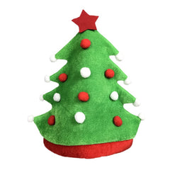 Christmas Tree Hat Red Green Xmas Party Supplies