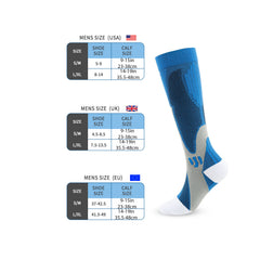 Men's Over The Knee High Sport Socks Nylon Blend Comfy Breathable Socks