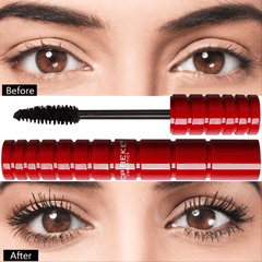 Waterproof Lengthening Mascara Volumizing Tapered Brush Eye Makeup